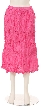 Knee Length Crinkled Pink Skirt