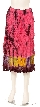 Tie & Dye Crinkled Pink Multi Skirt
