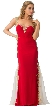 Sweetheart Neck Lace & Mesh Embellishments Long Prom Dress
