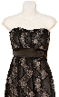 Strapless Zig-Zag Party Dress — in Closeup