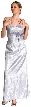 Glitzy Off Shouldered Full Length Dress