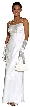 Empire Satin Double Spaghetti Strapped Dress