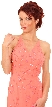 Beaded Formal Full Length Evening Dress — in closeup