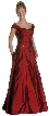 Low Cut Back Beaded Dress