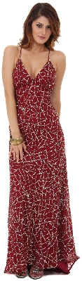Halter Neck Sequin Long Gown with Open Back