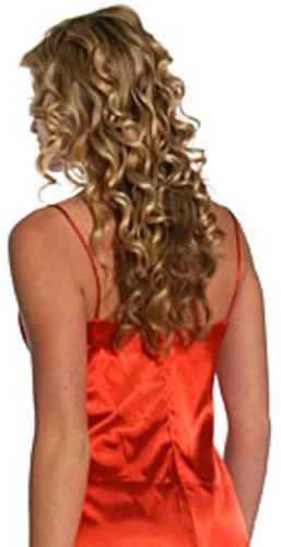Short Shirred Cocktail Dress — back view
