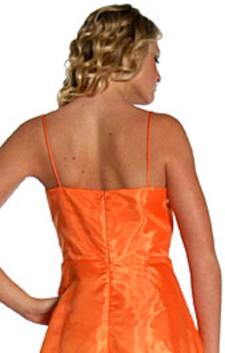 Beaded English Net Cocktail Dress — back view