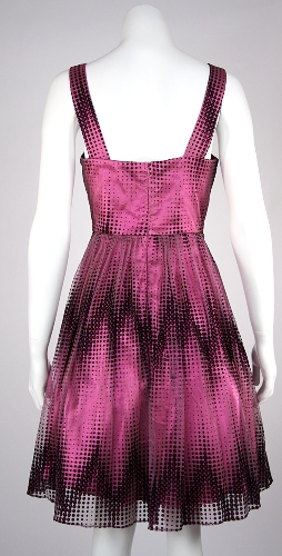 Ribbon Bow Short Prom Dress — back view