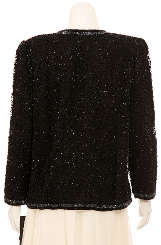 Wonder Squares Hand Beaded Jacket — back view