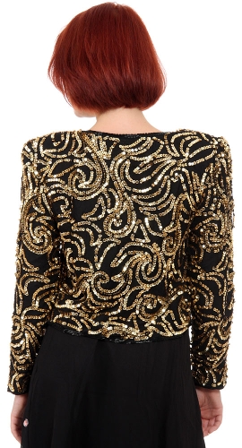 Gold Leaf Style Jacket  — back view