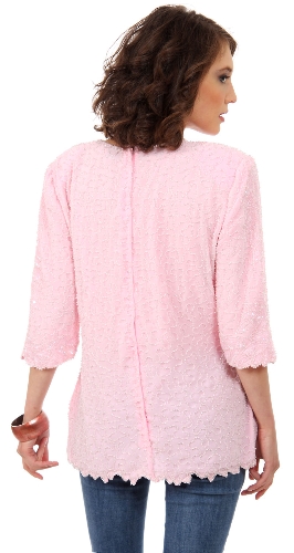 Fully Sequin Beaded Blouse — back view