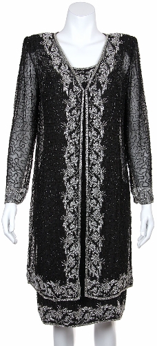 Two Piece Formal Evening Dress Set