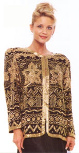 Multi Design Beaded Jacket