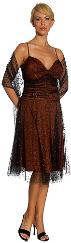 Rouched & Short Cocktail Dress