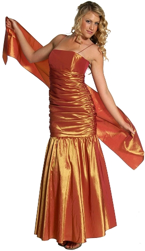 Mermaid Cut Ruffled Formal Dress