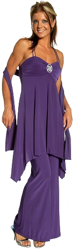 2 Piece Double Strapped Pant Dress
