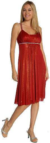 Double Spaghetti Princess Cut Party Dress