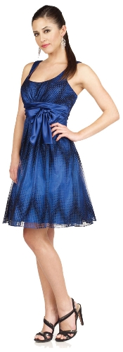 Ribbon Bow Short Prom Dress