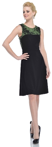 Sleeveless Knee length Party Dress 