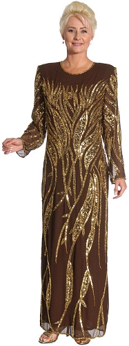 Fully Beaded Formal Dress
