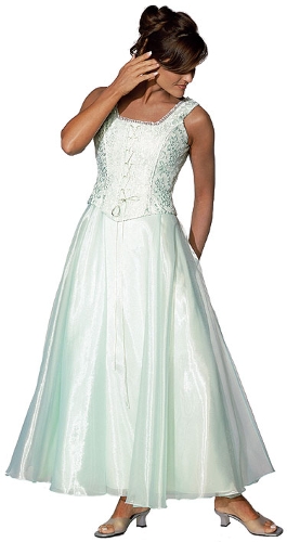 A Line Lace Formal Prom Dress