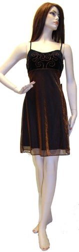 Empire Spaghetti Short Dress 