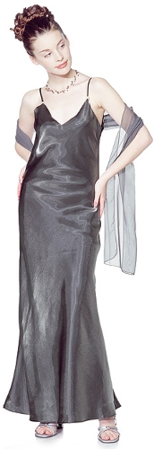 Criss Crossed and Straight Formal Dress