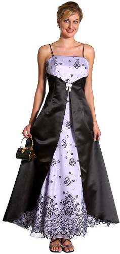 Floral Insert and Bow Dress