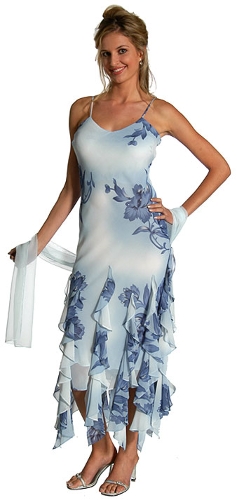 Sexy Cocktail Dress with Ruffles