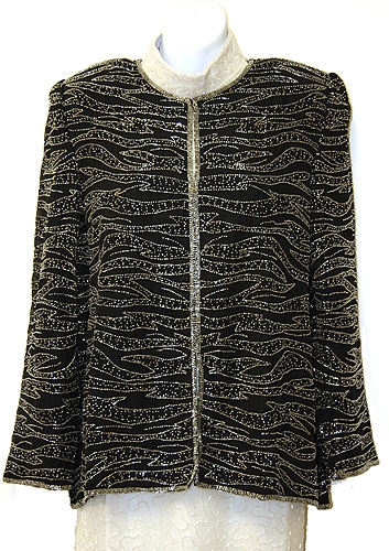 Full-Sleeved Beaded Jacket 