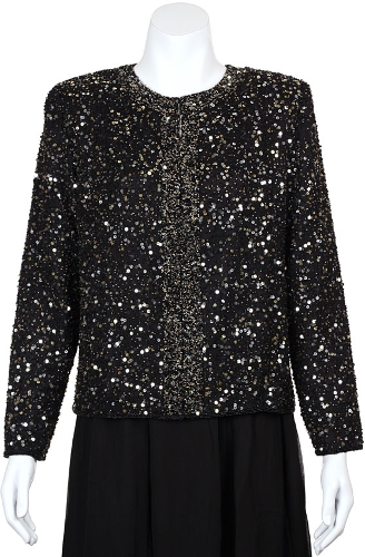Sequin Covered Hand Beaded Jacket