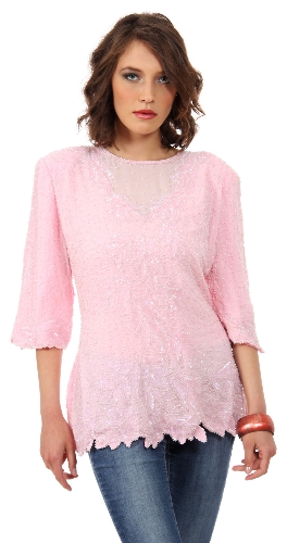 Fully Sequin Beaded Blouse