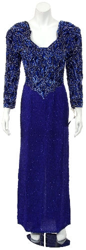 Full Sleeve Sweetheart Sequined Mother of the Bride Dress