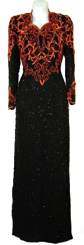 Regal Full Sleeve Formal Mother of the Bride Dress