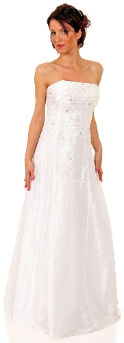 Criss Crossed Off-Shouldered Beaded Prom Dress