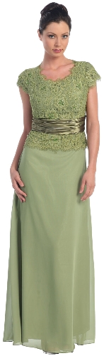 Classic Mother of the Bride Formal Evening Dress