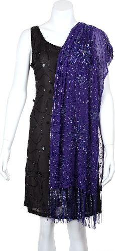 Fully Sequin Hand Beaded Shawl