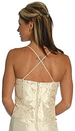 2 Piece Formal Party Dress — back
