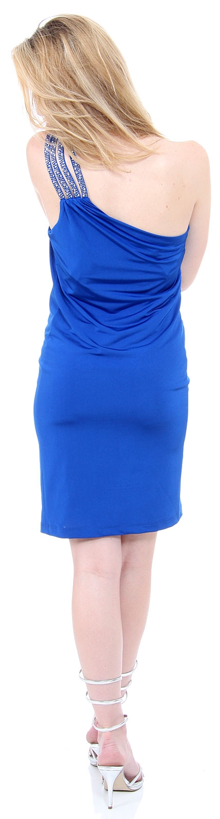 One-Shoulder Elegant Cocktail Dress — back