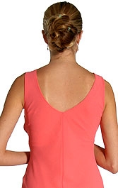 Asymmetric Floral Beaded Formal Dress — back