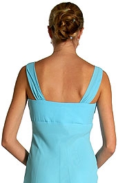 Empire Full Length Beaded Evening Dress — back