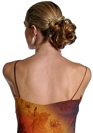 Sexy Cocktail Dress with Ruffles — back