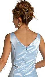 Brooch Applique Formal Prom Dress — back