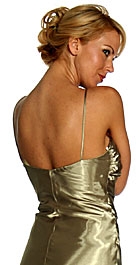 Halter Top Formal Prom Dress — back