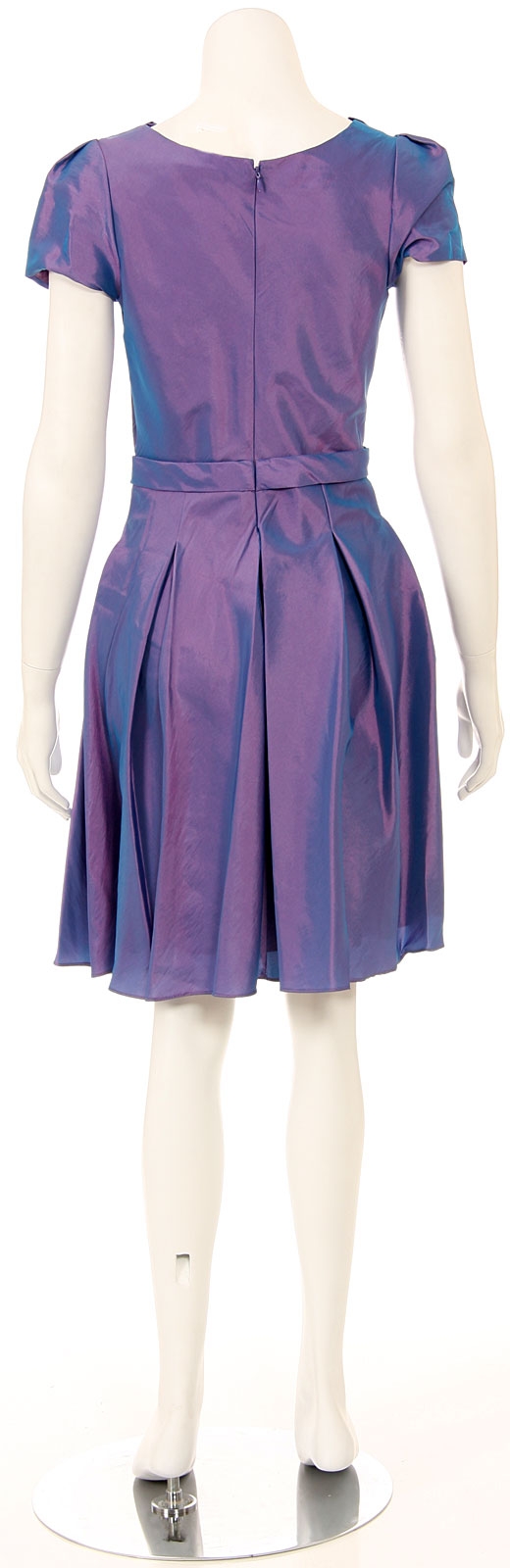 Classic Modest Short Party Dress — back in Dark Lilac