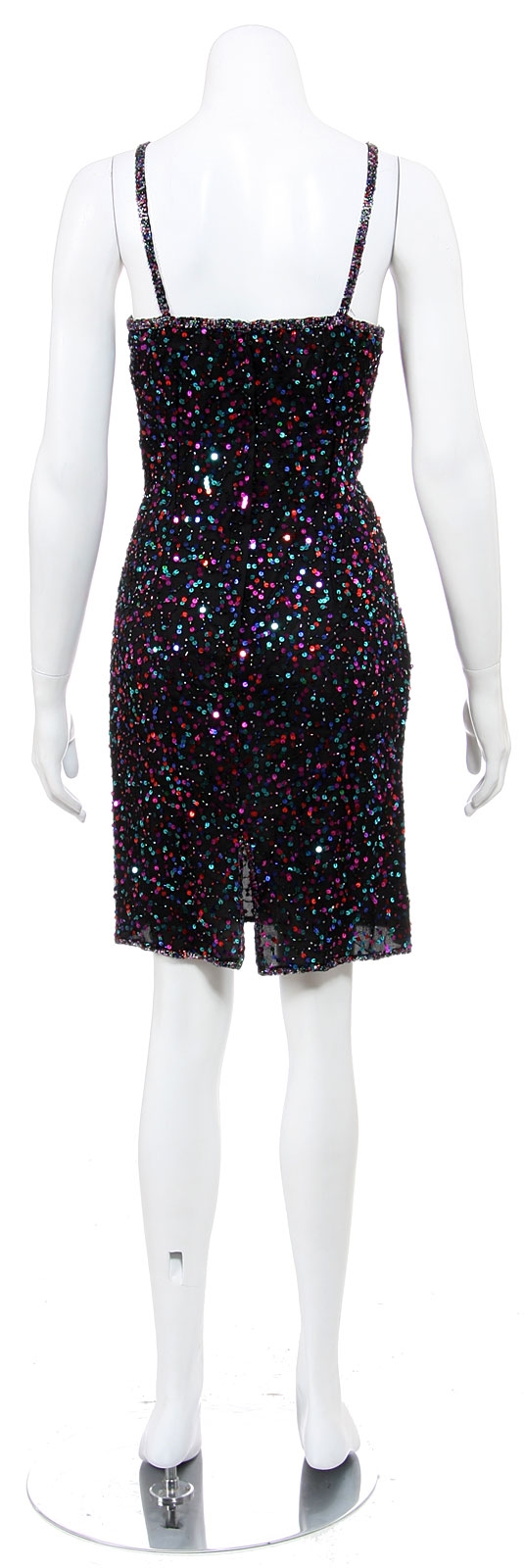 Party Short Dress Fully Sequined  — back