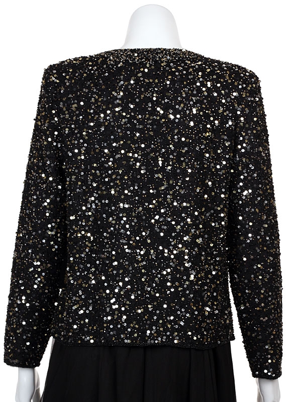 Sequin Covered Hand Beaded Jacket — back