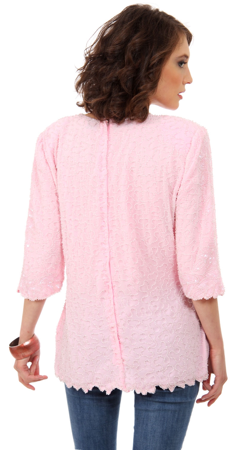 Fully Sequin Beaded Blouse — back