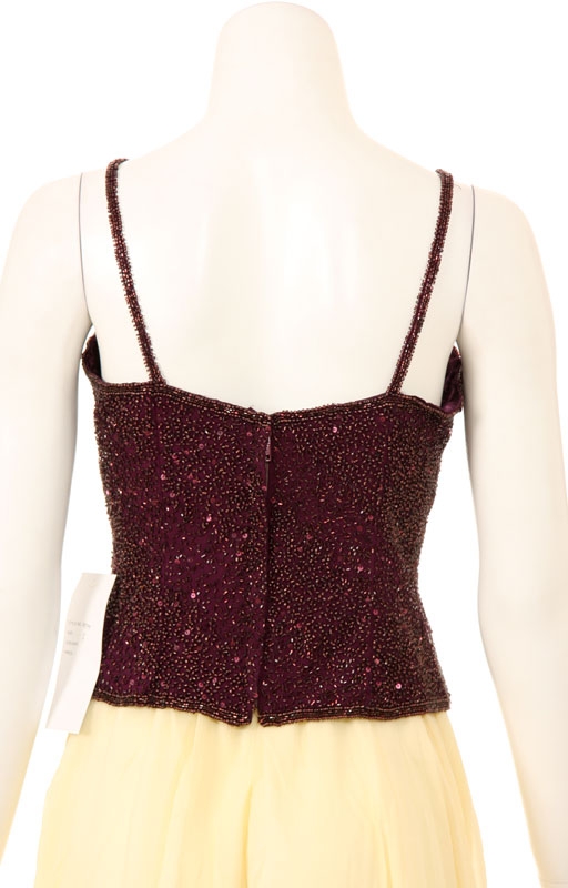 Fully Sequined Spaghetti Strap Sophisticated Blouse — back