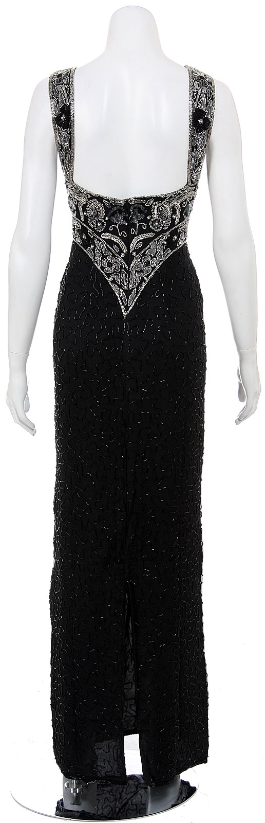 Imperial Hand Beaded Formal Dress — back